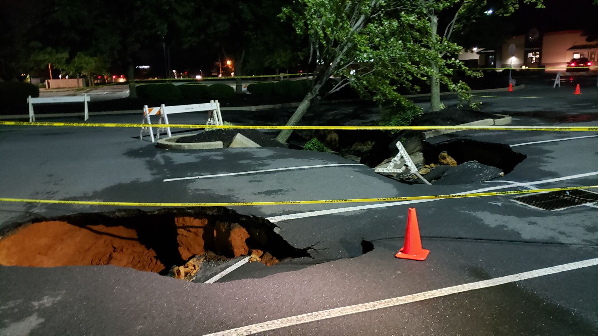 Ida - Chad Blimline - sinkhole in Wyomissing